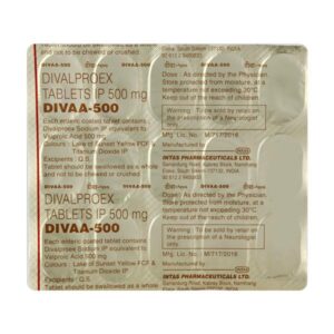 DIVAA 500MG TAB 15`S