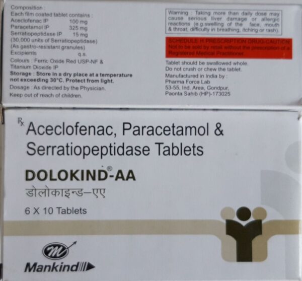 DOLOKIND AA TAB 10`S