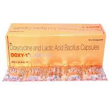 DOXY 1 L DR FORTE STRIP OF 10 CAPSULES