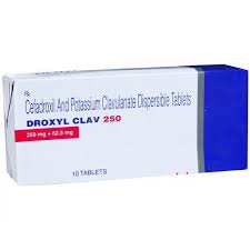 DROXYL CLAV 250MG STRIP OF 10 TABLETS