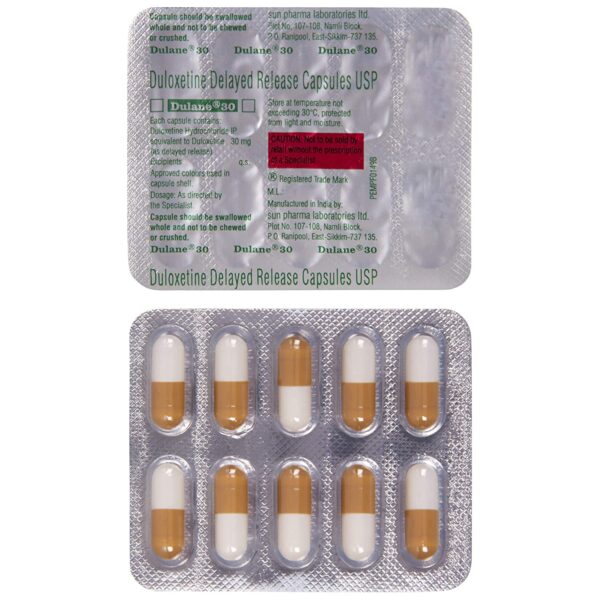 DULANE 30MG CAP 10`S