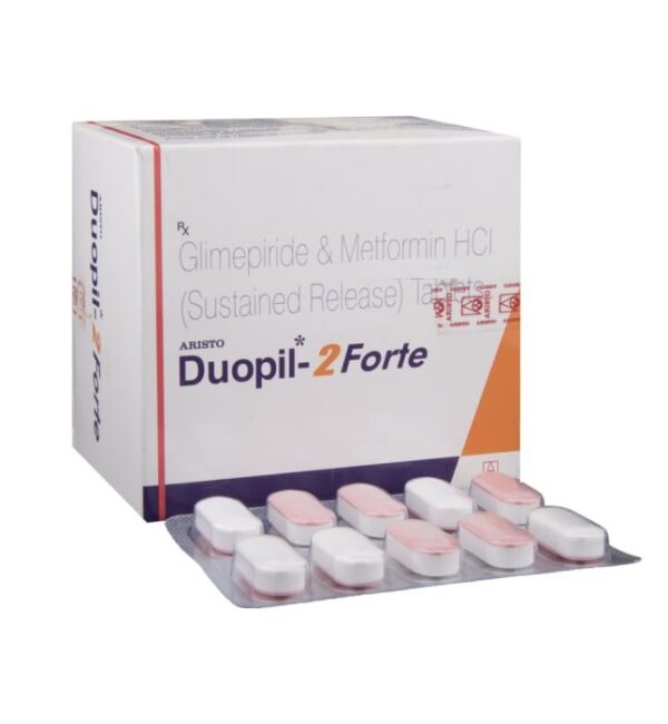 DUOPIL 2MG FORTE TAB 10`S