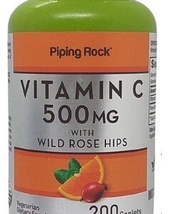 PipingRock Vitamin C with Wild Rose Hips