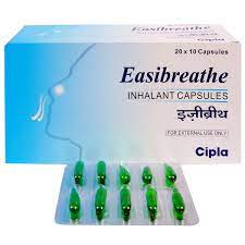 EASIBREATHE STRIP OF 10 INHALATION CAPSULES
