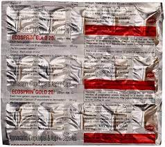 ECOSPRIN GOLD 20MG STRIP OF 15 CAPSULES
