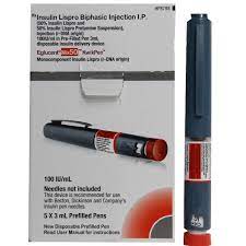 EGLUCENT MIX 50 KWIKPEN 100IU PRE FILLED PEN OF 3ML SUSPENSION FOR INJECTION