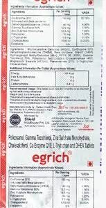 EGRICH STRIP OF 10 TABLETS