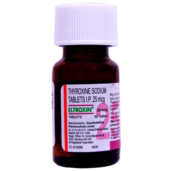 ELTROXIN 25MCG 120`S TAB
