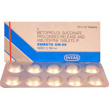 EMBETA AM 50MG TAB 10`S