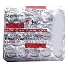 ENDOGLIM M 3MG STRIP OF 15 TABLETS