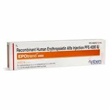 EPOTREND 4000IU PRE FILLED SYRINGE OF 1ML SOLUTION FOR INJECTION