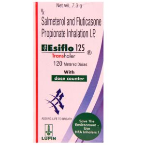 ESIFLO 125MG TRANSHALER 1`S