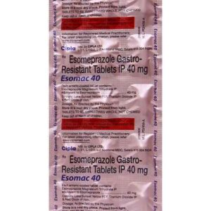 ESOMAC 40MG TAB 15`S