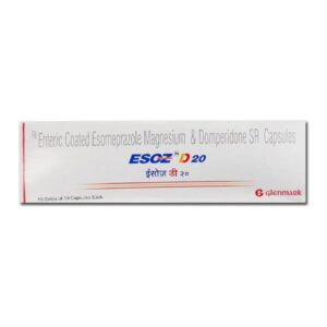 ESOZ D 20MG STRIP OF 15 CAPSULES