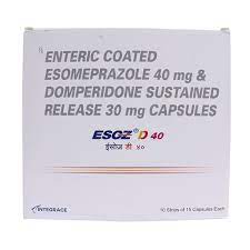 ESOZ D 40MG STRIP OF 15 CAPSULES