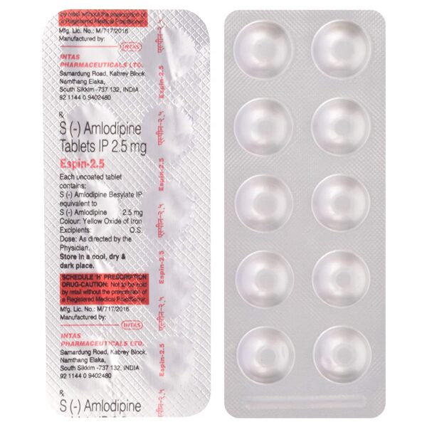 ESPIN 2.5MG TAB 10`S