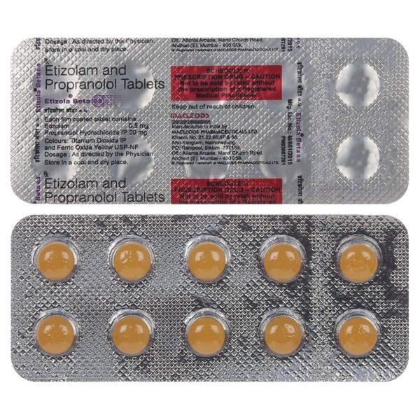 ETIZOLA BETA 0.5MG TAB 10`S