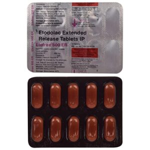 ETOFREE ER 600MG TAB 10`S