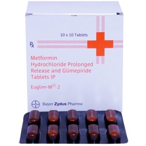 EUGLIM M 2MG TAB 10`S