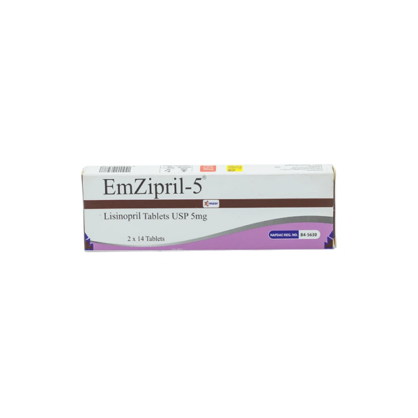 Emzipril Lisinopril 5mg x28