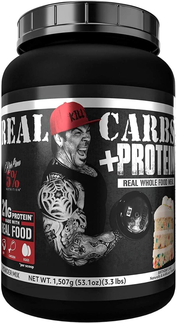 Enjoy 5% Nutrition Real Carbs + Protein 3.2lbs| Chocolate Flavor