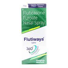 FLUTIWAYS 160 MD BOTTLE OF 16GM NASAL SPRAY