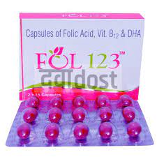 FOL 123 STRIP OF 15 CAPSULES