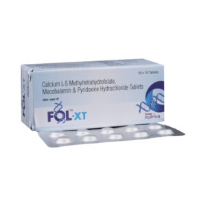 FOL XT STRIP OF 15 TABLETS