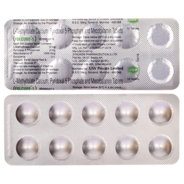 FOLCURE 5MG TAB 10`S