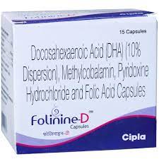 FOLININE D STRIP OF 15 CAPSULES
