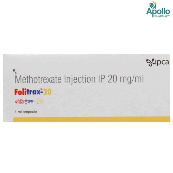 FOLITRAX 20MG 1ML INJ