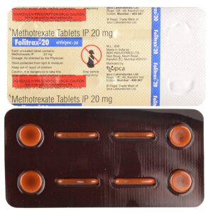 FOLITRAX 20MG TAB 4`S