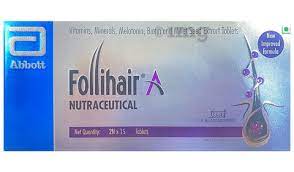 FOLLIHAIR A STRIP OF 15 TABLETS