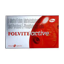 FOLVITE ACTIVE CAPSULES 15?S