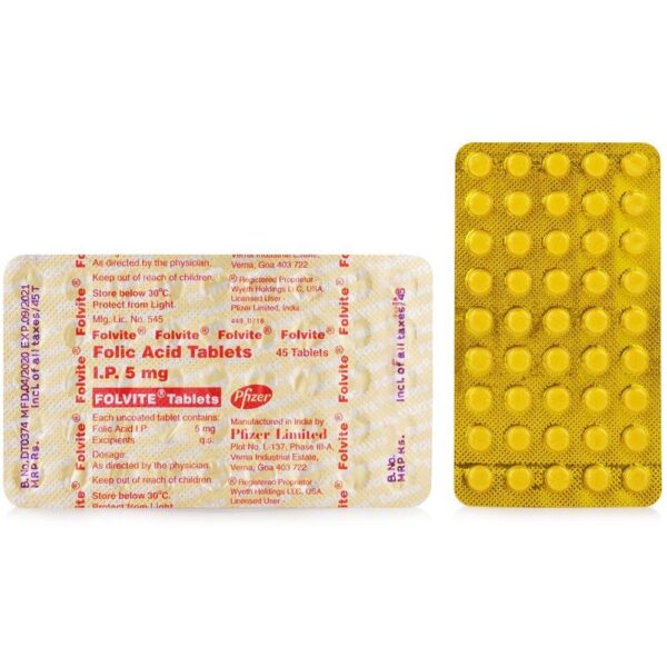 FOLVITE TAB 45`S