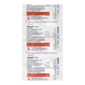 FORCEF CV 250MG TAB 6`S