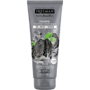 FREEMAN POLISHING CHARCOAL AND BLACK SUGAR GEL MASK WITH SCRUB