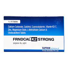 FRNDCAL K2 STRONG STRIP OF 10 TABLETS