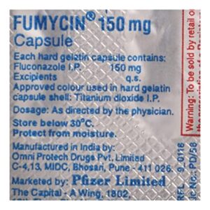 FUMYCIN 150MG CAP 1`S