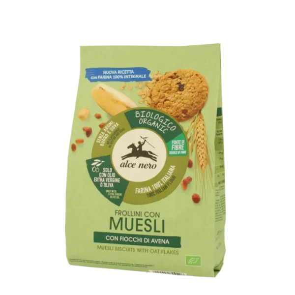 Shortbread With Organic Muesli Alce Nero 350g