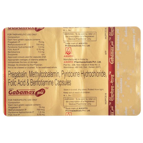 GABAMAX GOLD CAP 10`S