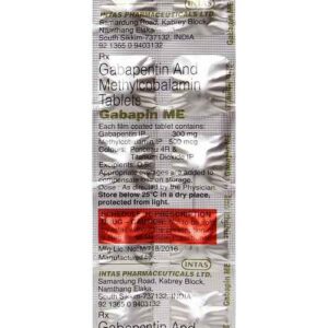 GABAPIN ME 300MG TAB 10`S