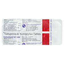 GABASTONE NT 100/10MG STRIP OF 10 TABLETS