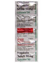 GABAWIN 50MG TABLET