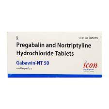 GABAWIN NT 50MG TABLETS