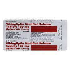 GALVUS OD 100MG STRIP OF 15 TABLETS