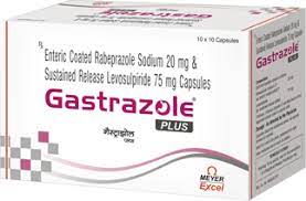 GASTRAZOLE PLUS CAP 10`S