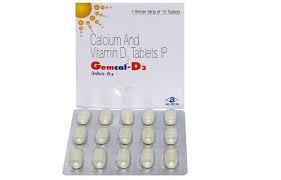 GEMCAL D3 STRIP OF 15 TABLETS