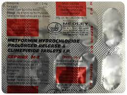 GEPRIDE M 2MG STRIP OF 10 TABLETS