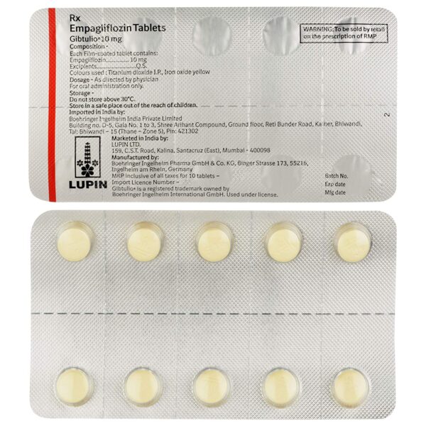 GIBTULIO 10MG TAB 10`S
